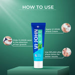 Thumbnail for VI-JOHN Dermatologically Tested Vitamin-E enriched Anti Bacterial Mint & Marine Shaving Cream