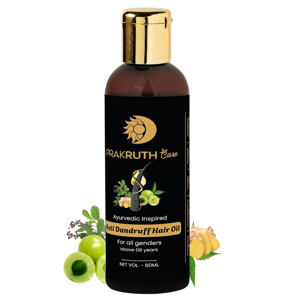 Prakruth Care Ayurvedic Inspired Anti Dandruff Hair Oil - Dista