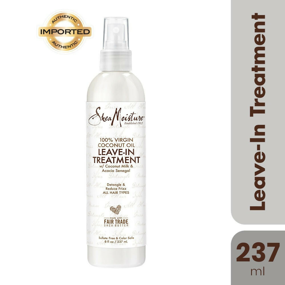 Shea Moisture 100% Virgin Coconut Oil Daily Hydration Leave-In Conditioner - Distacart