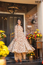 Thumbnail for Aayaa Designer Printed Full Flared Suit - Distacart