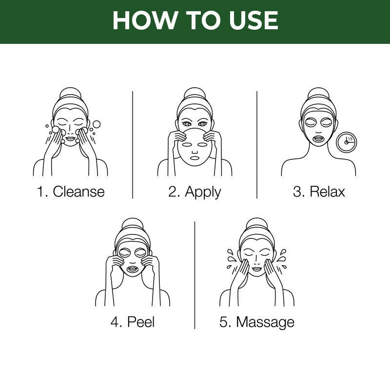 Nykaa Skin Secrets Indian Rituals Neem + Turmeric Sheet Mask For Clear & Blemish - Free Skin - Distacart