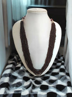Thumbnail for Inhanns Bloom Handmade Beaded Only Necklace - 12 Layers - Coffee Necklace - Distacart