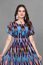 Thumbnail for Preksha Creation Georgette Women Long Maxi Dress Type Gown