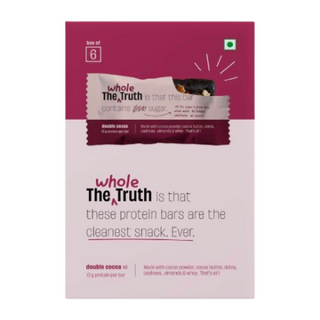 The Whole Truth Protein Bars - Double Cocoa - Distacart