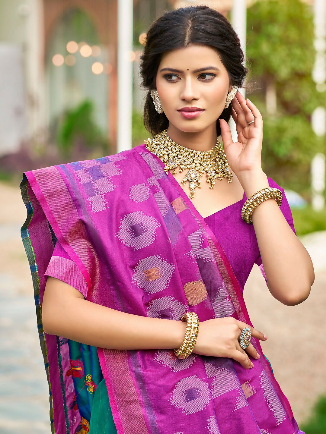 Shree Shyam Fashion Sea Green Soft Silk Saree - Distacart