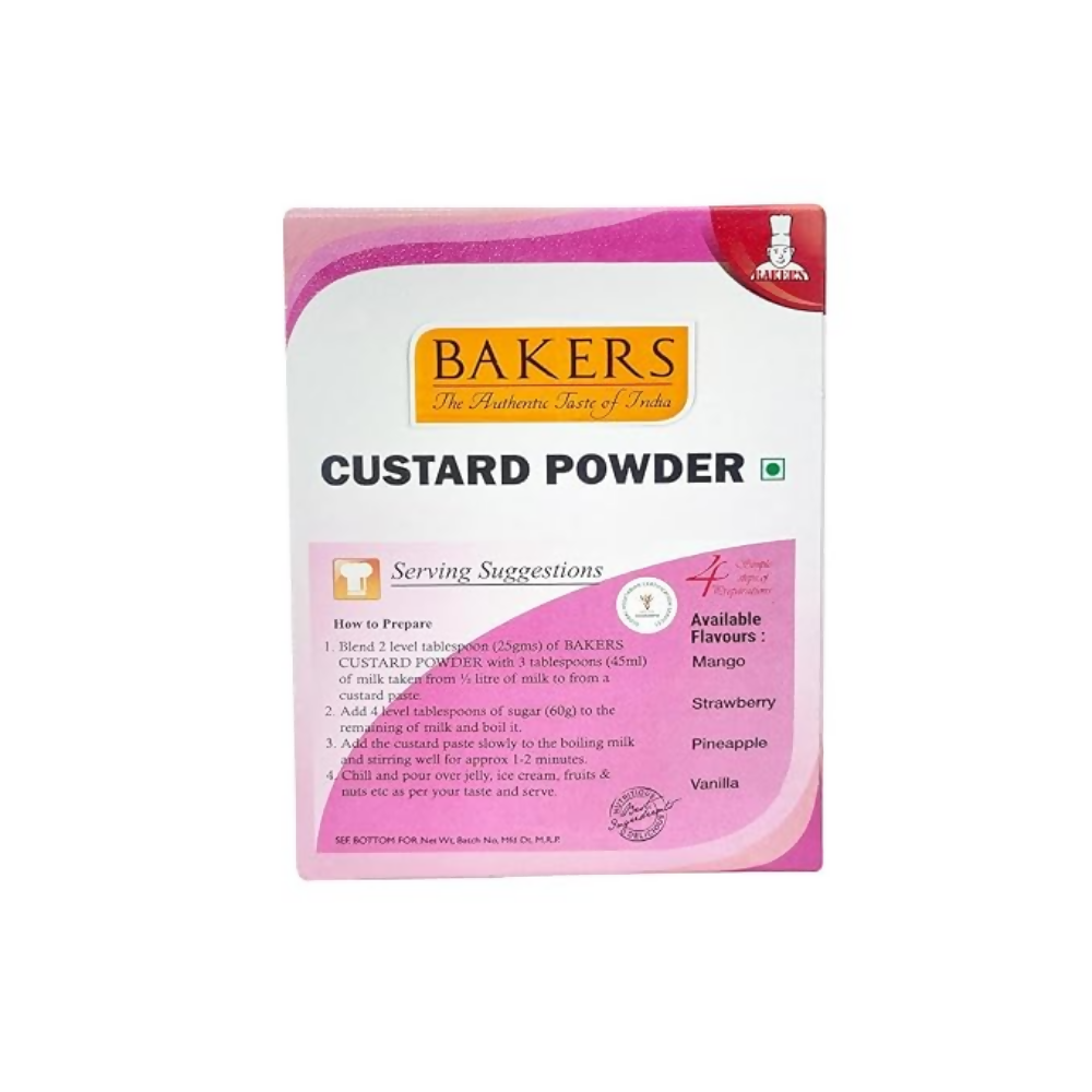 BAKERS Custard Powder - Raspberry - Dista
