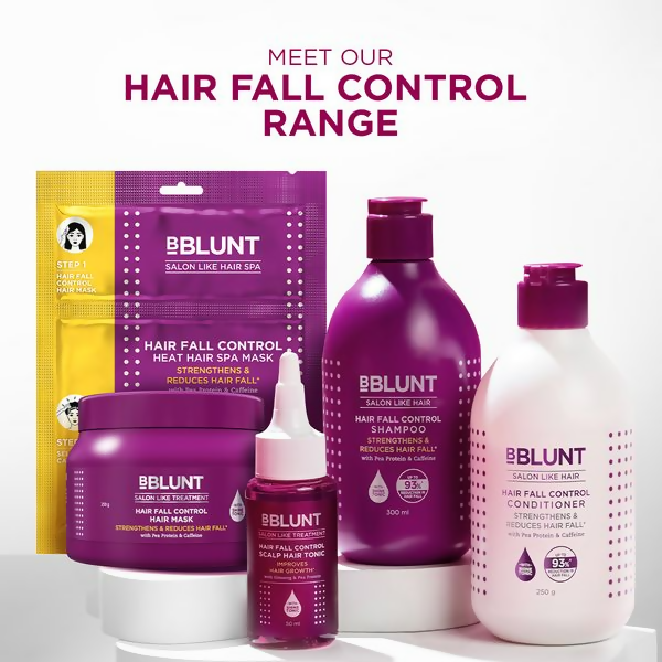 BBlunt Hair Fall Control Heat Hair Spa Mask with Pea Protein & Caffeine - Distacart