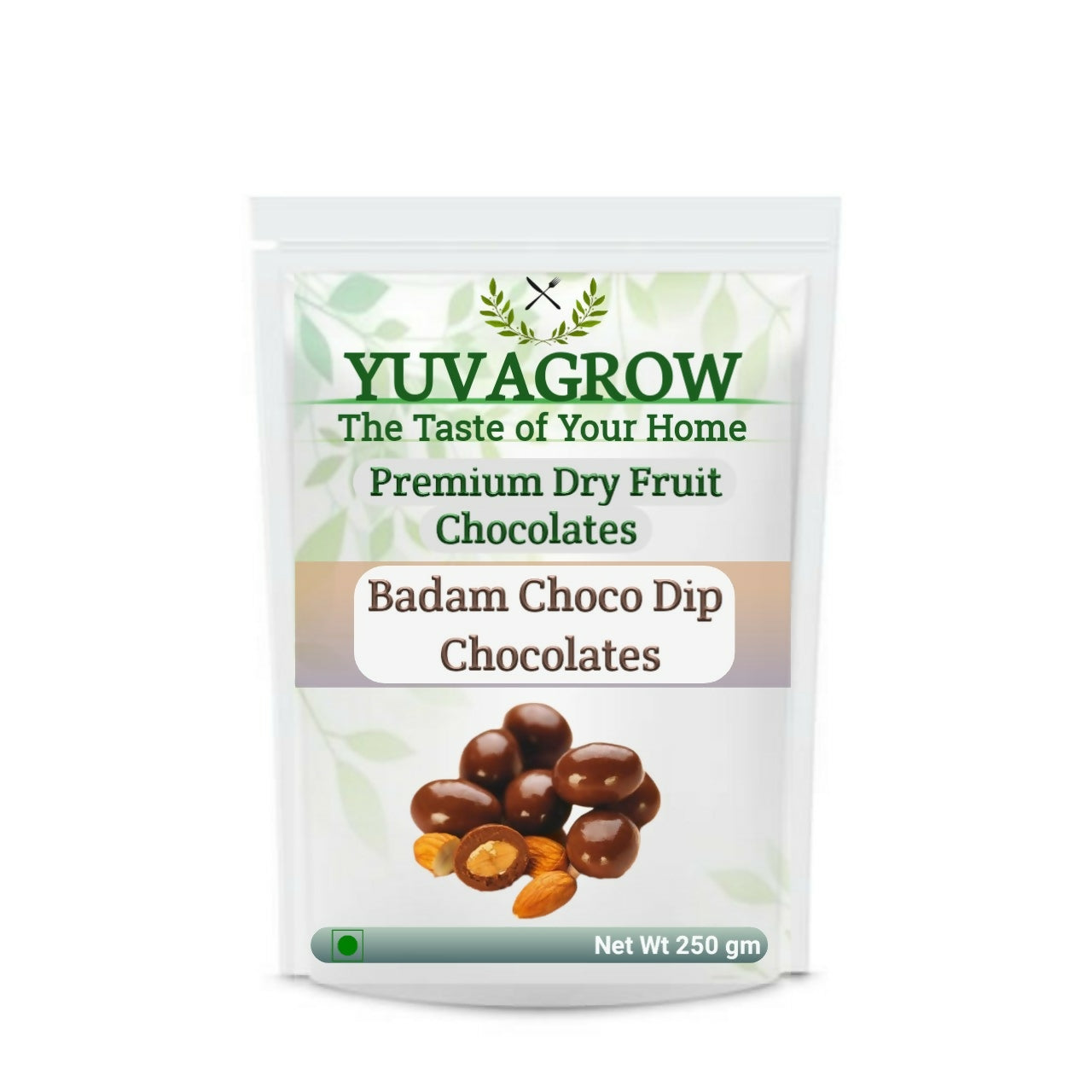 Yuvagrow Badam Choco Dip Chocolates - Distacart