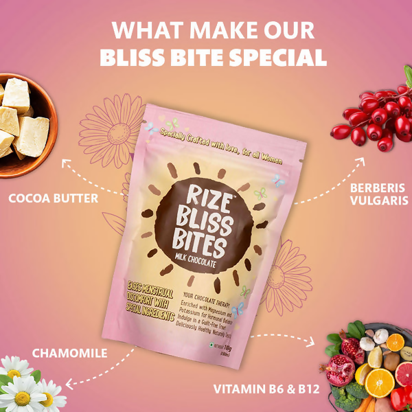 Rize Energy Bar Bliss Bites - Milk Chocolate - Distacart