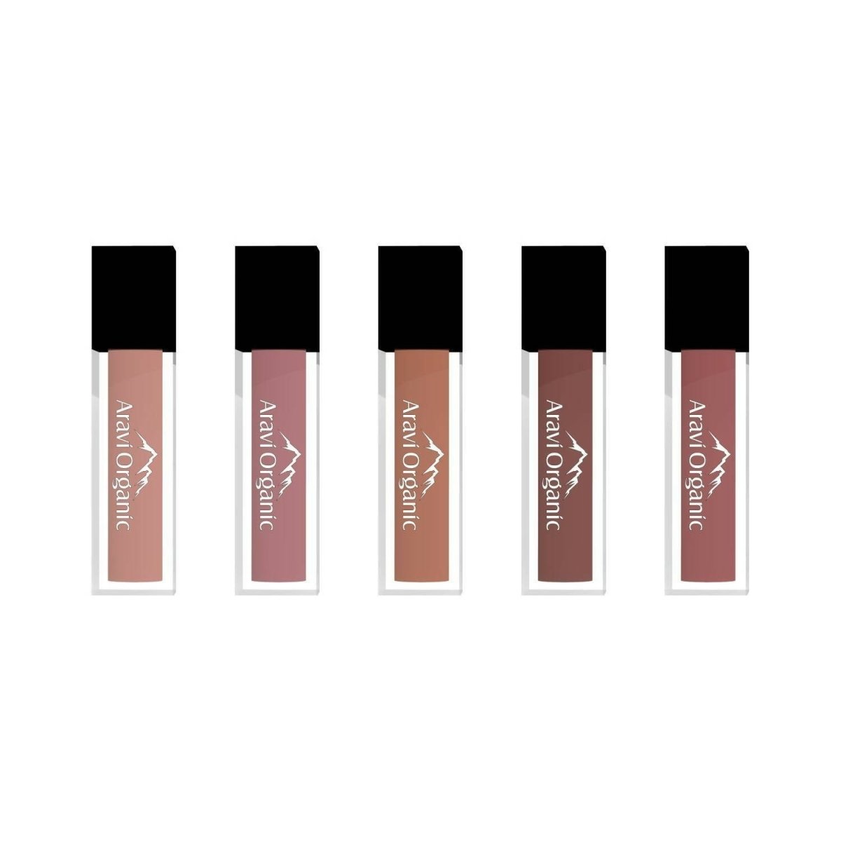 Aravi Organic Liquid Lipstick Combo - Distacart