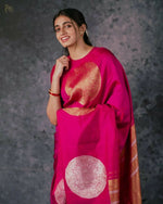 Thumbnail for Preksha Creation Designer Women Banarasi Soft Silk Saree - Red - Distacart