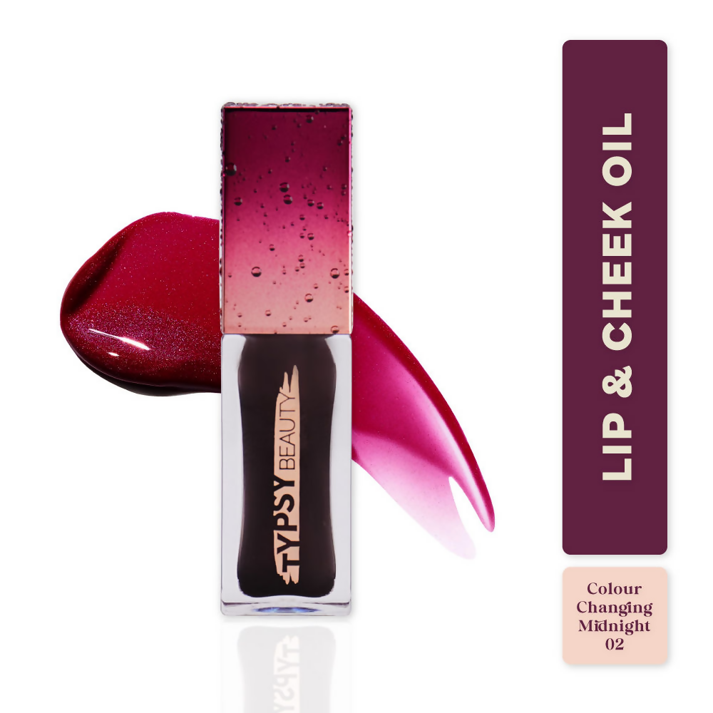 Typsy Beauty Shade Shifter Lip & Cheek Oil - Midnight 02 - Distacart