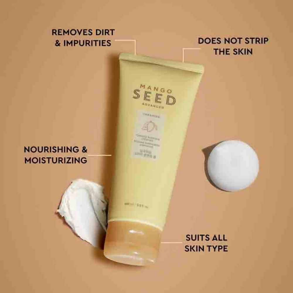 The Face Shop Mango Seed Creamy Foaming Cleanser - Distacart