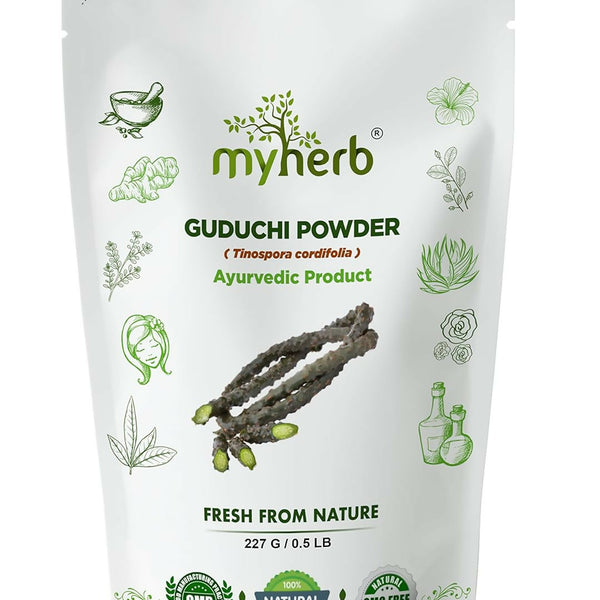 Myherb Natural Organic Guduchi Powder/Giloy Powder - Distacart
