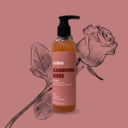 Atisa Kashmiri Rose Body Wash - Distacart