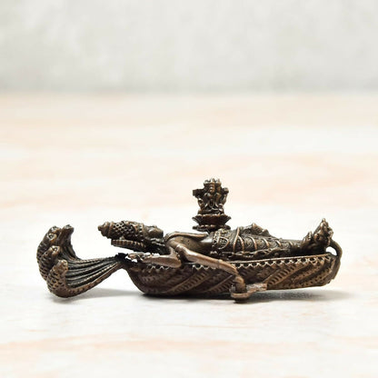 Copper Idols India - By Bhimonee Decor Handmade Ranganatha Swamy Idol - Distacart