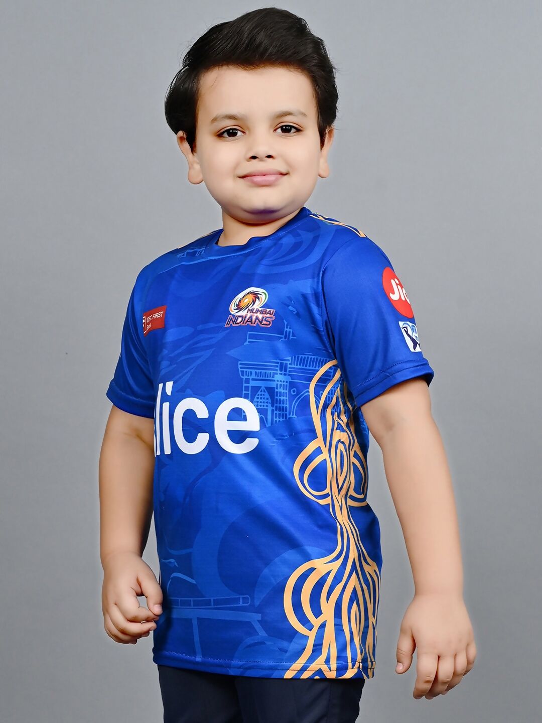 Baesd Kids MI Ipl, T20 Cricket Jersey T-shirt - Distacart