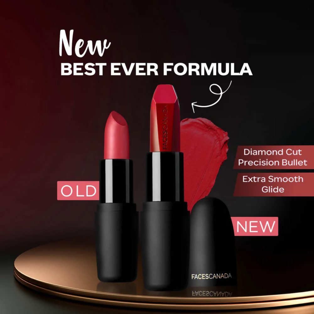 Faces Canada Weightless Matte Finish Lipstick - Blazing Blush 20 - Distacart