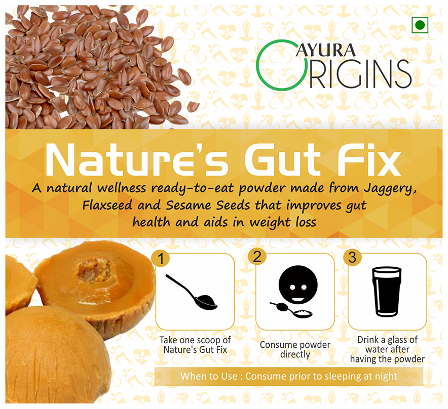 Ayura Origins Nature's Gut Fix Powder - Distacart