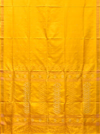 Thumbnail for Yellow Uppada Silk Handloom Saree with Karpur Pallu Design - Global Threads - Distacart