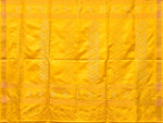 Thumbnail for Yellow Uppada Silk Handloom Saree with Karpur Pallu Design - Global Threads - Distacart