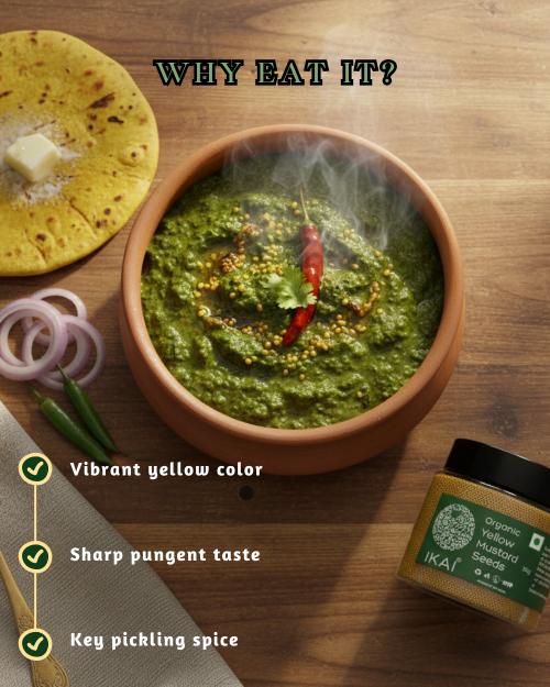 IKAI Organic Yellow Mustard Seeds - Distacart