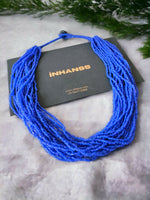 Thumbnail for Inhanns Handmade Beaded Multilayer Necklace, 20 Layers - Blue - Distacart