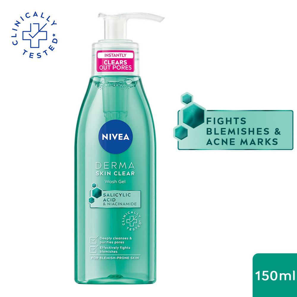 Nivea Derma Skin Clear Face Wash Gel - Distacart