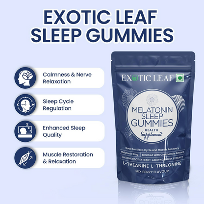 Exotic Leaf Melatonin Gummies - Distacart