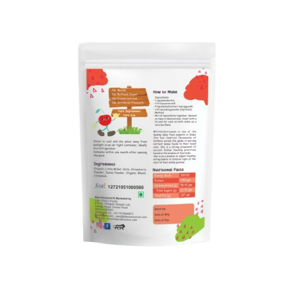 Littlecherrymom Pancake Mix Little Millet Strawberry - Distacart