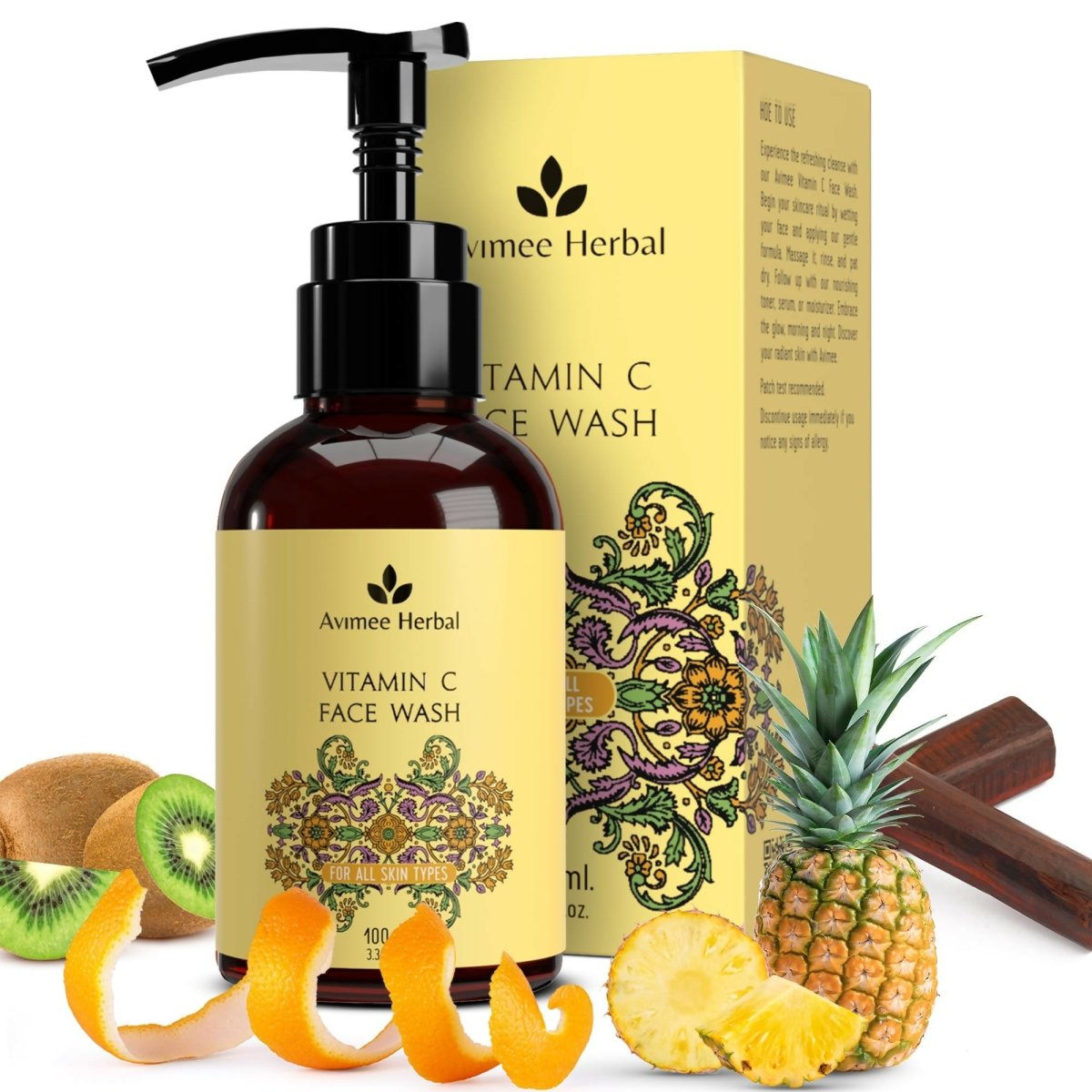 Avimee Herbal Vitamin C Face Wash - Distacart