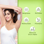 Thumbnail for VI-JOHN Feather Touch Lime & Aloevera Hair Removal Cream for Women for Dry Skin, Suitable for Legs, Underarms, Bikini Line, Arms