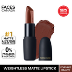 Thumbnail for Faces Canada Weightless Matte Finish Lipstick - Forsake Beauty 01 - Distacart