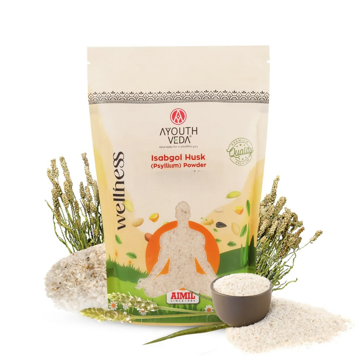 Ayouthveda Isabgol Husk (Psyllium) Powder - Distacart