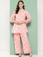 Thumbnail for Ahalyaa Women's Traditional Wear Co-ods - Pink - Distacart