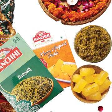 PANCHHI Kesar Angoori Petha - Dalmoth Namkeen - Dista