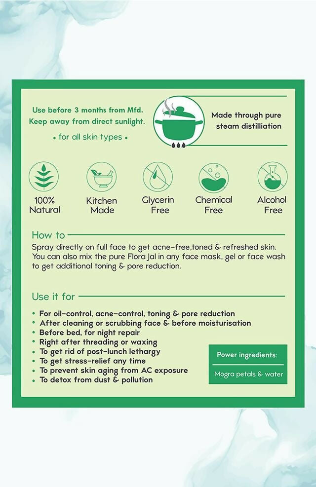 Nat Habit Pure Mogra Flora Jal - Distacart