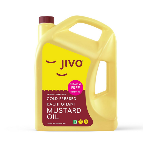 Jivo Premium Cold Pressed Kachi Ghani Mustard Oil - Dista