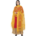 Thumbnail for A R Silk TISSUE ZARI EMB. Fancy Dupatta Color Yelllow Dupatta or Chunni