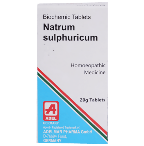 Adel Homeopathy Natrum Sulphuricum Biochemic Tablets - Distacart