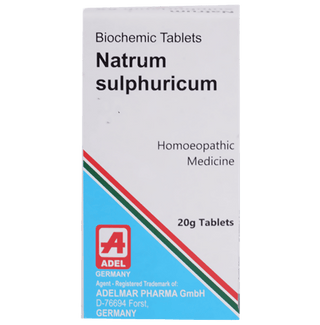 Adel Homeopathy Natrum Sulphuricum Biochemic Tablets - Distacart