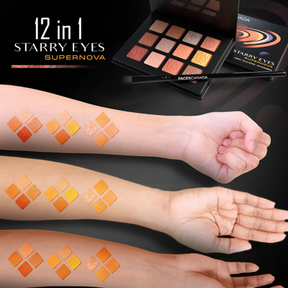 Faces Canada Starry Eyes Eye Shadow Palette - Supernova - Distacart