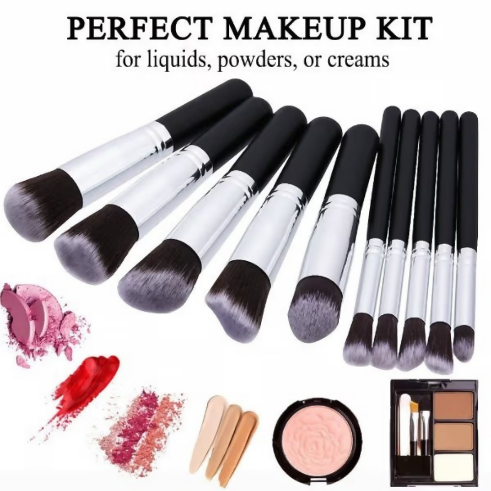 Bronson Professional Premium 10 Pcs Makeup Brush Set - Dista