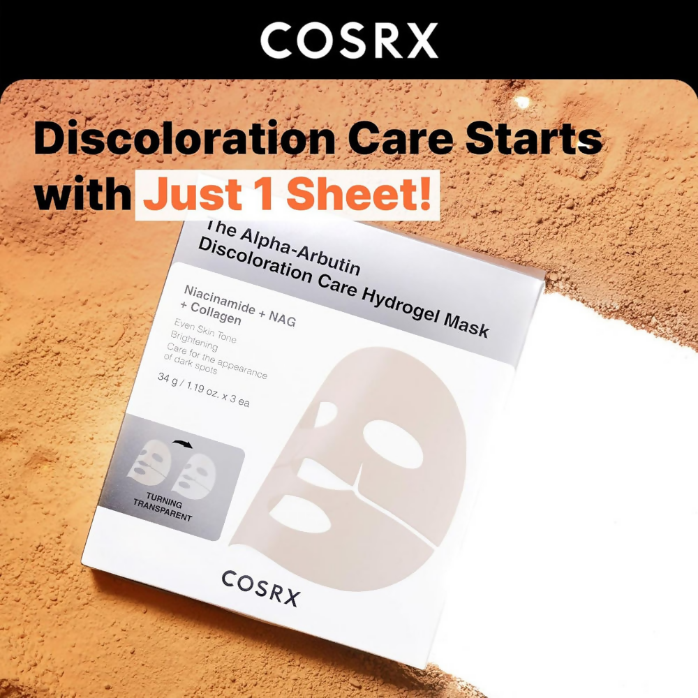 Cosrx The Alpha-Arbutin Discoloration Care Hydrogel Mask - Distacart