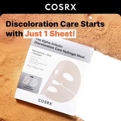 Cosrx The Alpha-Arbutin Discoloration Care Hydrogel Mask - Distacart
