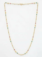 Thumbnail for NVR Women Gold Plated Artificial Beads Chain - Distacart