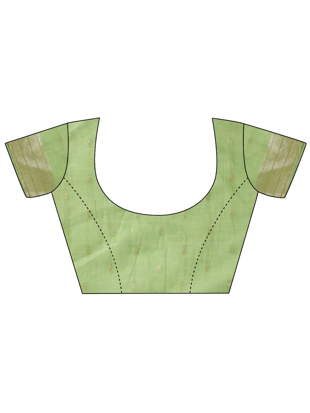 Astita Linen Cotton Light Green Saree