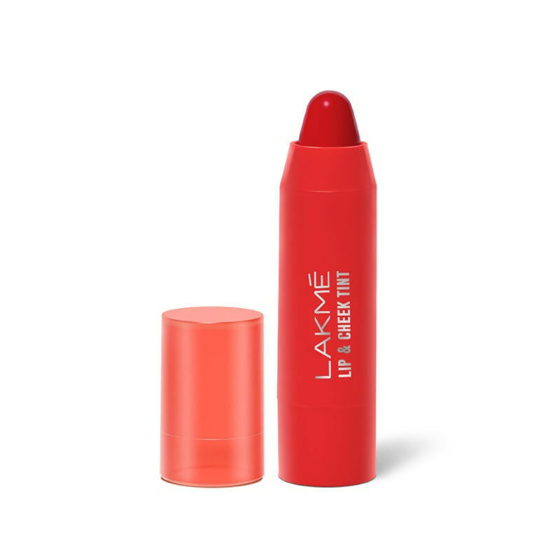 Lakme Lip Love & Cheek Tint - Deep Red - Distacart