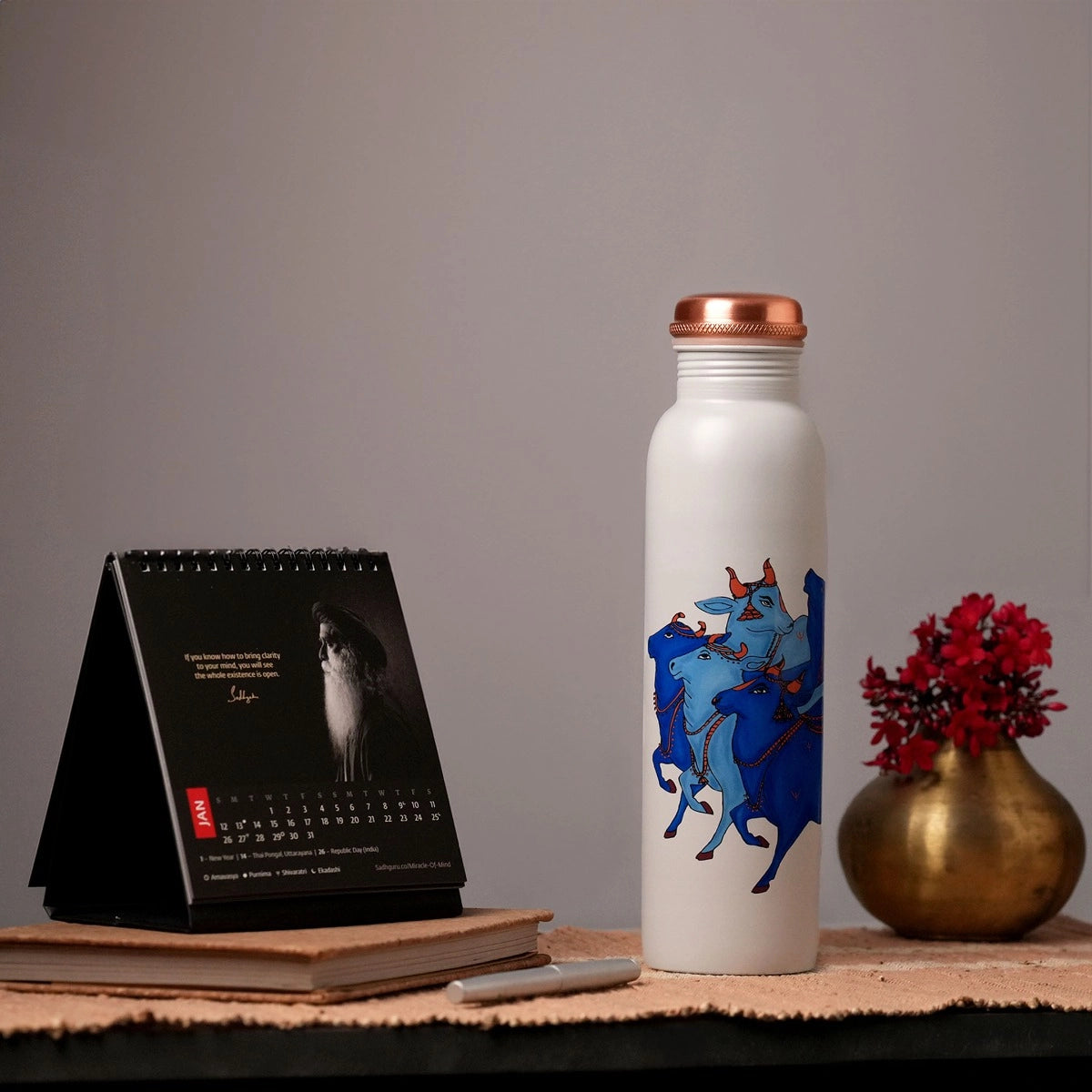 Isha Life Nandi Copper Bottle