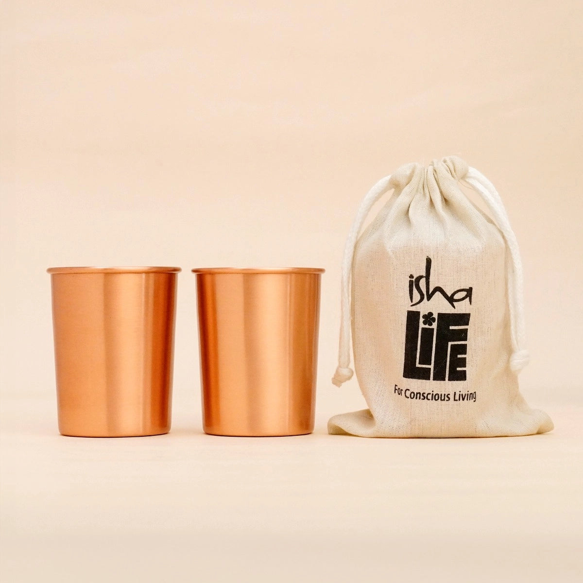 Isha Life Copper glass (pack of 2)